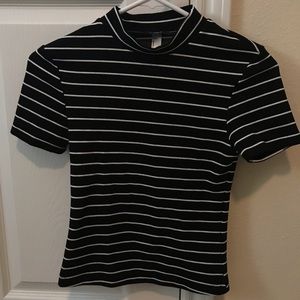 Black & white striped shirt